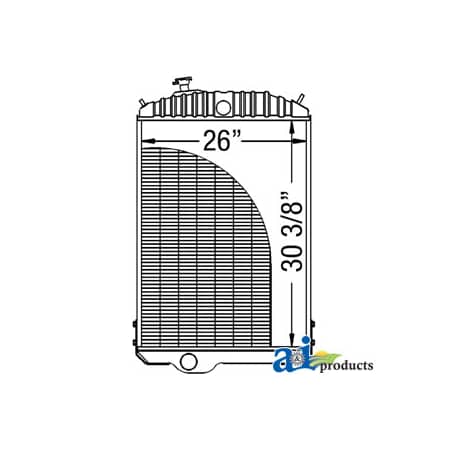 A & I Products Radiator 48" x31.75" x11" A-RE21896